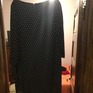 TAHARI Black and White Dress